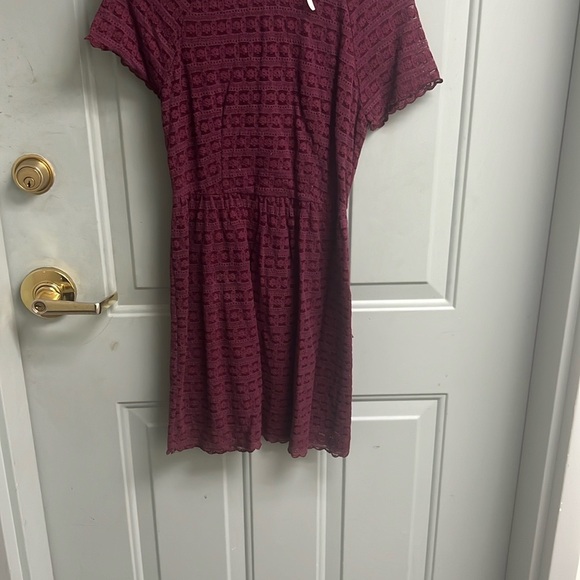 Kids Burgundy Dress - Picture 1 of 4